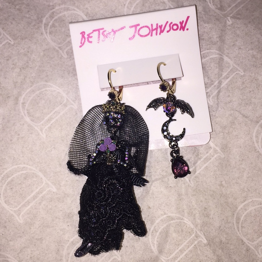 Betsy’s Johnson dark magic earrings